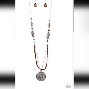 Garden of Grace - Brown  Necklace Fashion Jewelry Paparazzi